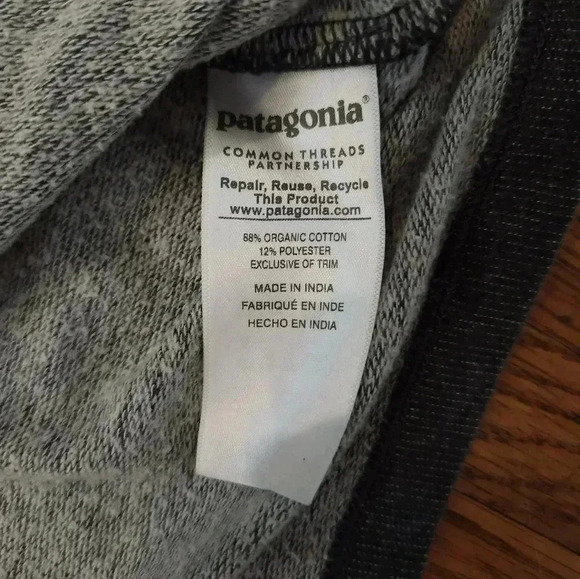 Patagonia Mens Crew Neck Sweatshirt Size M Grey - Picture 4 of 9